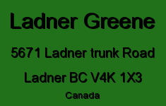 Ladner Greene 5671 LADNER TRUNK V4K 1X3